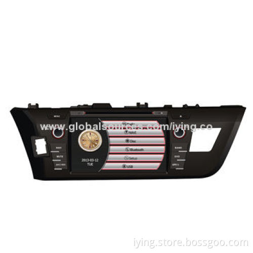 8-inch Special Car Radio DVD Player for Toyota Corolla 2014 with iPod/Bluetooth/TV